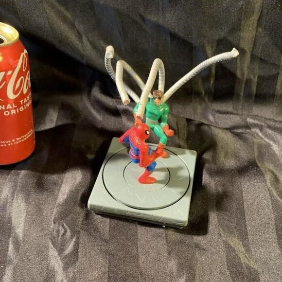 Spider-Man vs Doc Ock DecoPac 2003 Cake Topper Figure 4" Marvel PVC Toy - Picture 1 of 4